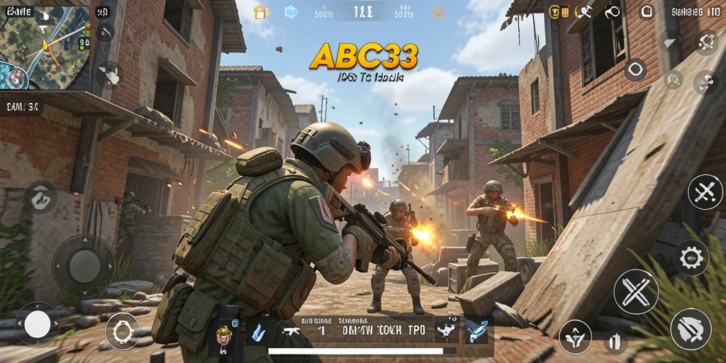 Gameplay seru di ABC33 dengan aksi pertempuran mendebarkan.
