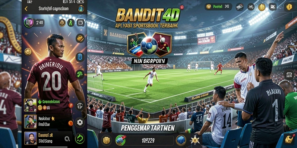 Tampilan gameplay Sportsbook yang menarik dari BANDIT4D.