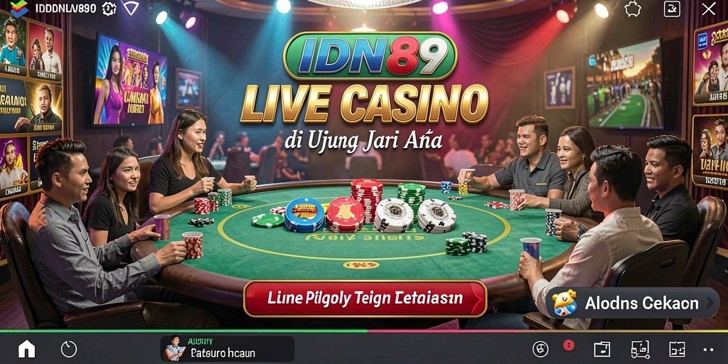 Tampilan gameplay Live Casino yang menarik dan interaktif.