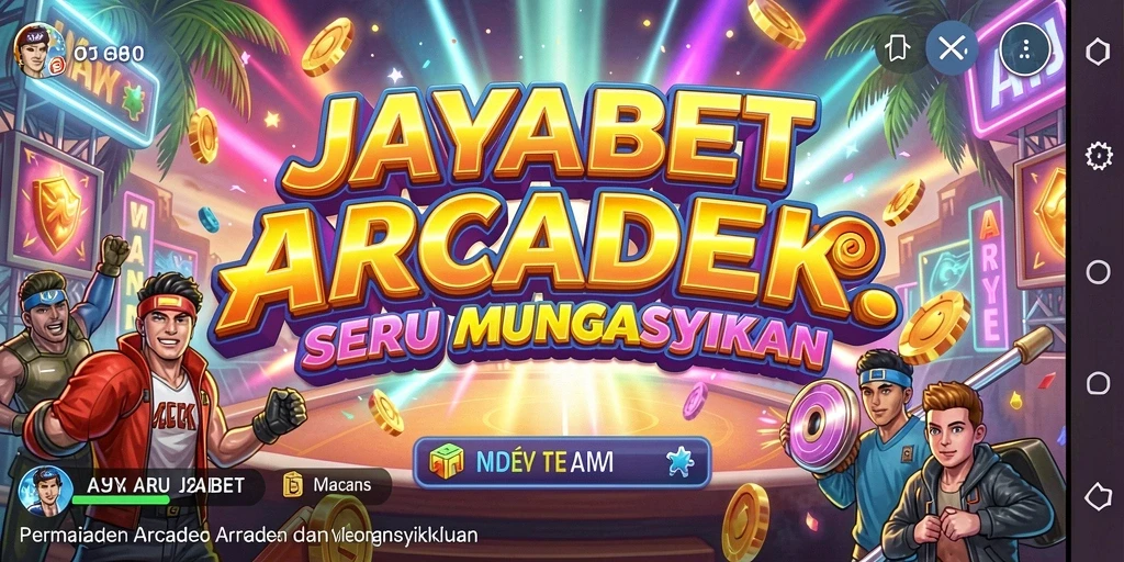 Screenshot gameplay JAYABET yang menampilkan keseruan permainan arcade.