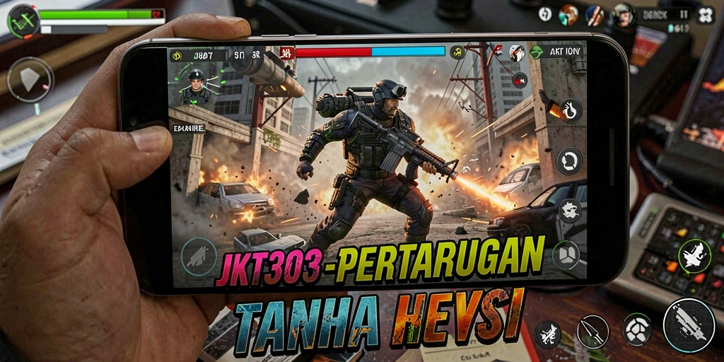 Tampilan gameplay JKT303 yang penuh aksi dan intens.