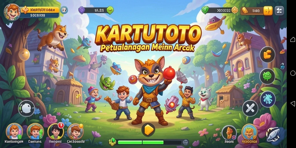 Tangkapan layar menampilkan gameplay seru KARTUTOTO di level penuh tantangan.