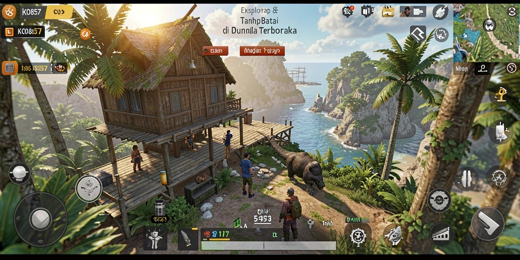 Tampilan gameplay Open World dengan eksplorasi yang mendalam.