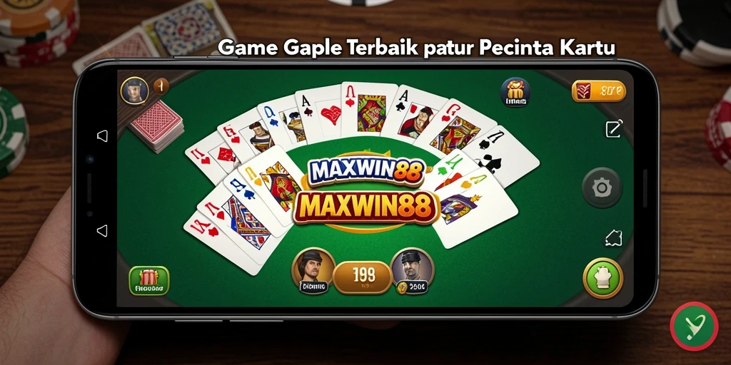 Tampilan gameplay Gaple yang seru dan interaktif.