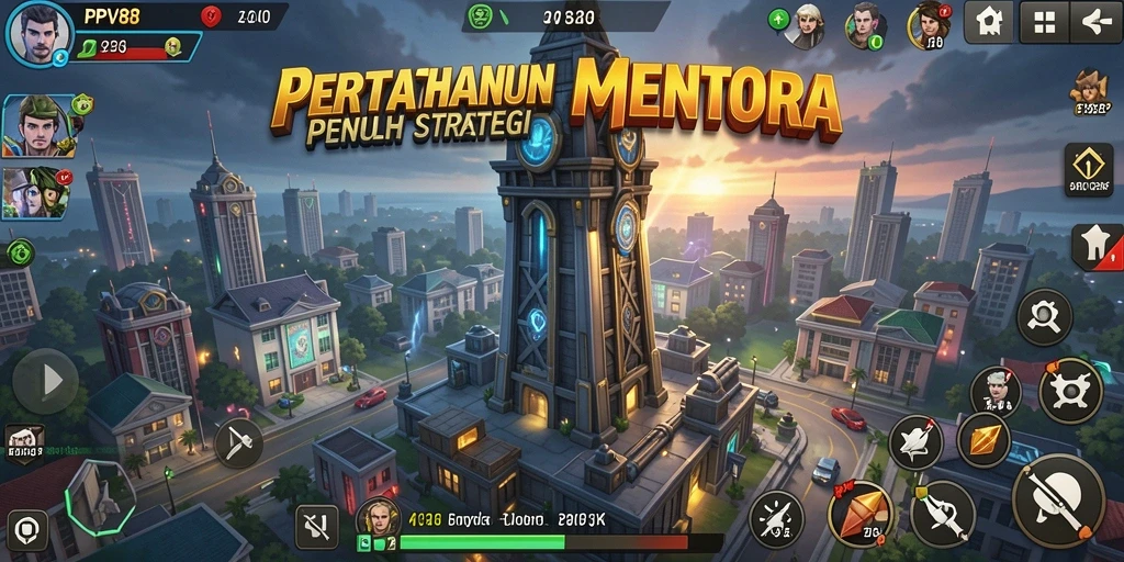 Screenshot gameplay PPV88 menampilkan aksi seru Tower Defense.