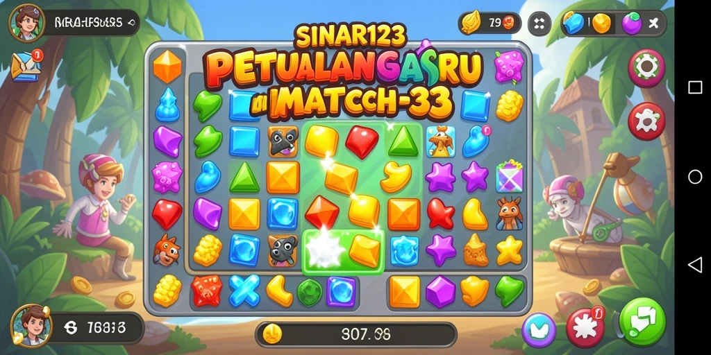 Tampilan gameplay SINAR123 yang penuh warna dan menarik.