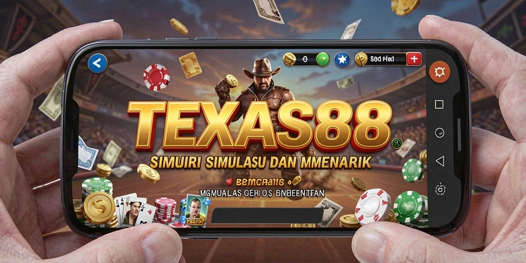 Tampilan gameplay TEXAS88 yang menarik dan penuh warna.